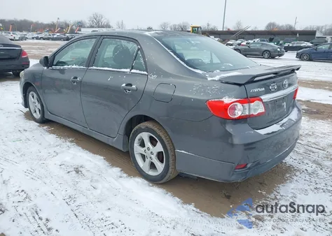2012 Toyota Corolla S из США, поврежденный, VIN 2T1BU4EEXCC821657